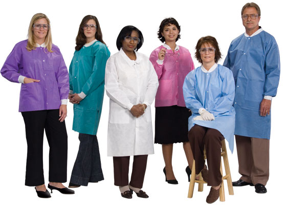 DenLine Disposable Lab Coats, Jackets, and Gowns