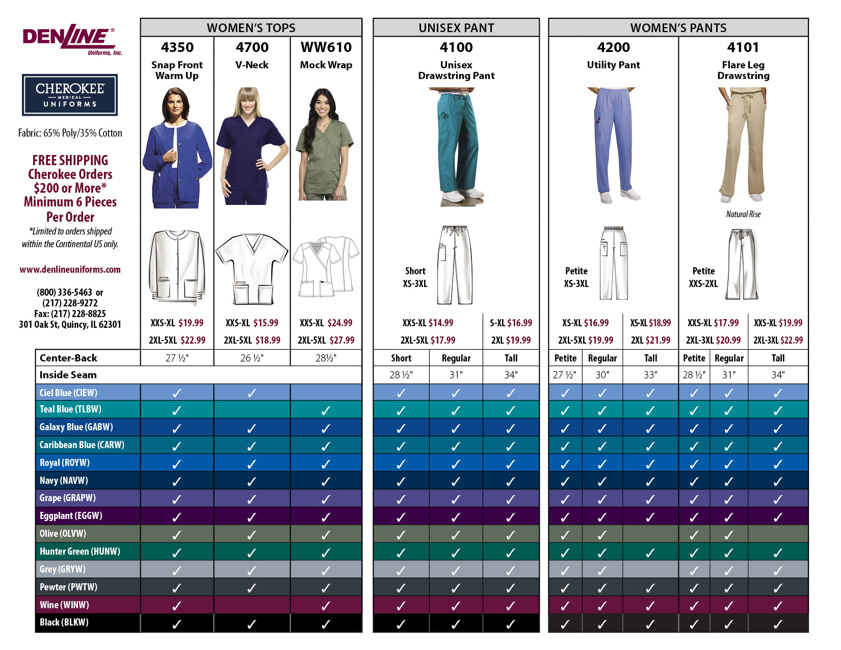 Cherokee Medical Scrubs Women's Styles