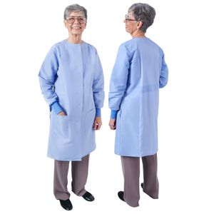 DL151 Ladies Long Length Lab Coats (Round Neck, No Collar) (39")